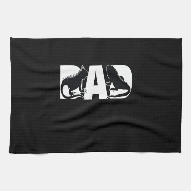 Paño De Cocina Iguana Dad (Horizontal)