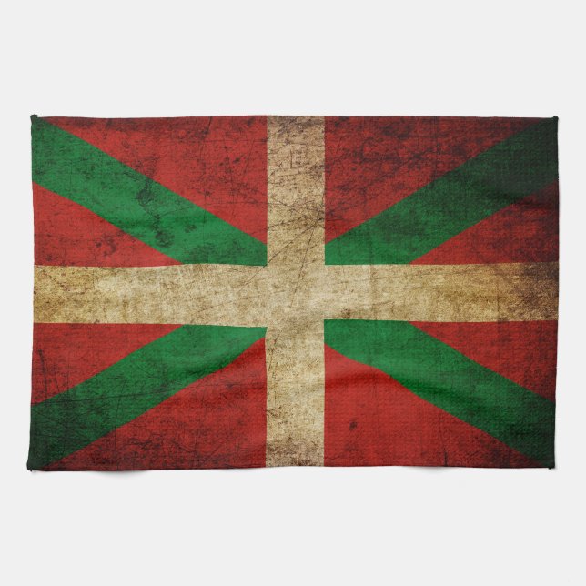 Paño De Cocina Ikurriña antigua (Horizontal)