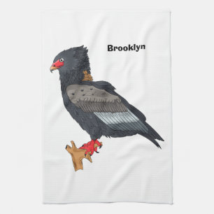 Paño De Cocina Ilustracion Bateleur Eagle