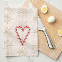 Ilustración de corazón de bastón de caramelo con p