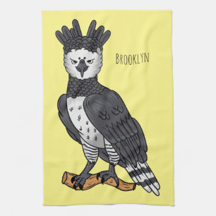 Paño De Cocina Ilustracion de Harpy Eagle personalizado