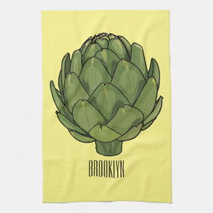 Paño De Cocina Ilustracion de personalizado Artichoke