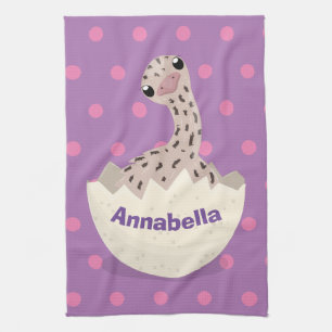 Paño De Cocina Ilustracion de personalizado de avestruz de bebé