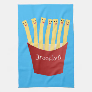 Paño De Cocina Ilustracion de personalizado de comida rápida de p