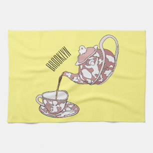 Paño De Cocina Ilustracion de personalizado de conjunto de equipo