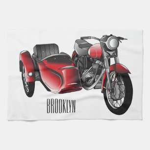 Paño De Cocina Ilustracion de personalizado de motocicletas Sidec