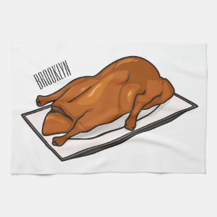 Paño De Cocina Ilustracion de personalizado de pato de Peking
