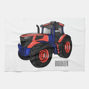 Paño De Cocina Ilustracion de personalizado de tractores