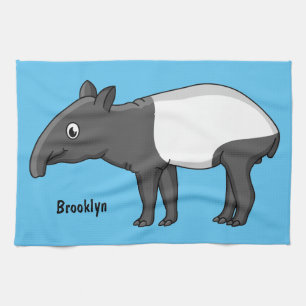 Paño De Cocina Ilustracion de personalizado feliz