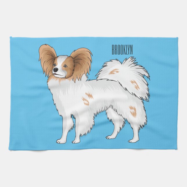 Paño De Cocina Ilustracion de personalizado papillon (Horizontal)