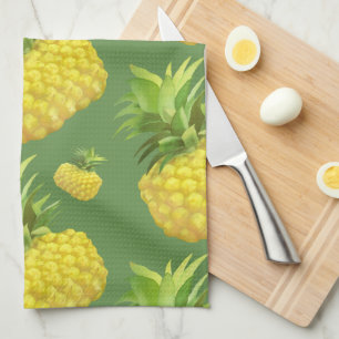 Paño De Cocina Ilustracion de piña