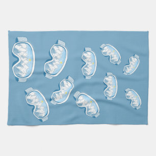 Paño De Cocina Ilustracion de Reflexiones de la Montaña Goggles d