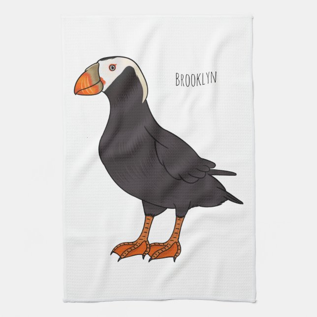 Paño De Cocina Ilustracion del personalizado de pajarito (Vertical)