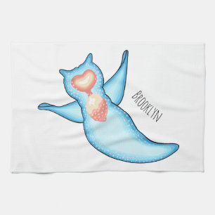 Paño De Cocina Ilustracion personalizado de ángel de mar