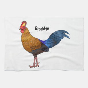 Paño De Cocina Ilustracion personalizado de aves de Sri Lanka