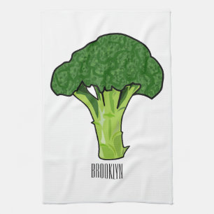 Paño De Cocina Ilustracion personalizado de Broccoli
