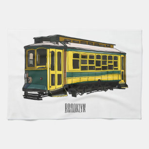 Paño De Cocina Ilustracion personalizado de carrito de Mata