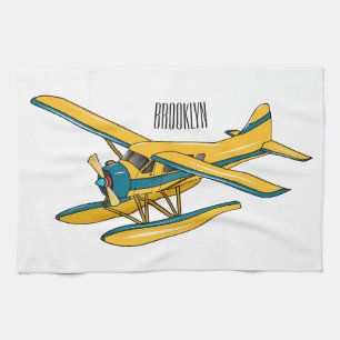 Paño De Cocina Ilustracion personalizado de hidroavión