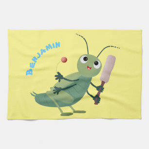 Paño De Cocina Ilustracion personalizado de insectos de cricket v