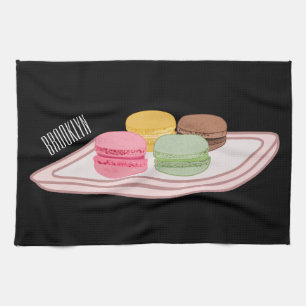 Paño De Cocina Ilustracion personalizado de Macaron