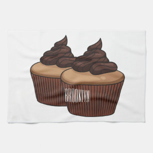 Paño De Cocina Ilustracion personalizado de tarta