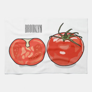 Paño De Cocina Ilustracion personalizado de tomate