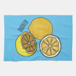 Paño De Cocina Ilustracion personalizado limón