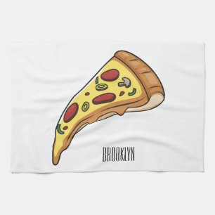 Paño De Cocina Ilustracion personalizado Pizza