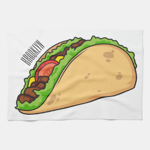 Paño De Cocina Ilustracion personalizado Taco