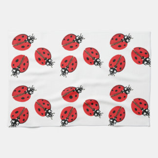 Paño De Cocina Ilustracion Red Lady Bug