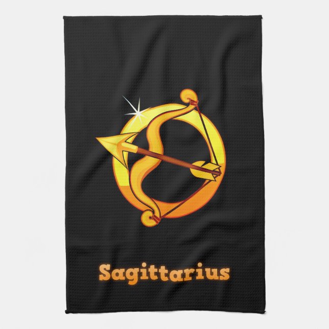 Paño De Cocina Ilustracion Sagittarius (Vertical)