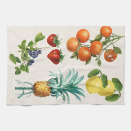 Paño De Cocina Ilustraciones de Frutas Antiguas