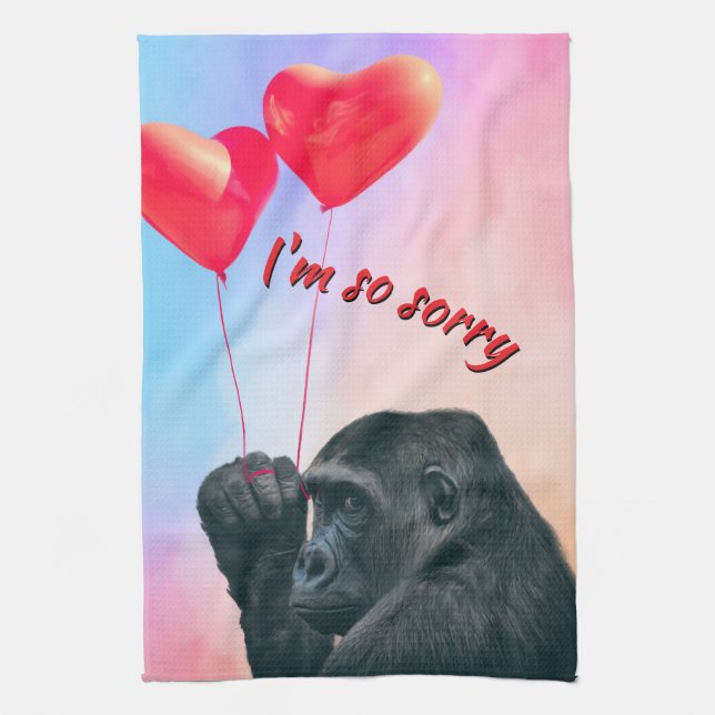 Paño De Cocina "I'm so sorry" (Vertical)