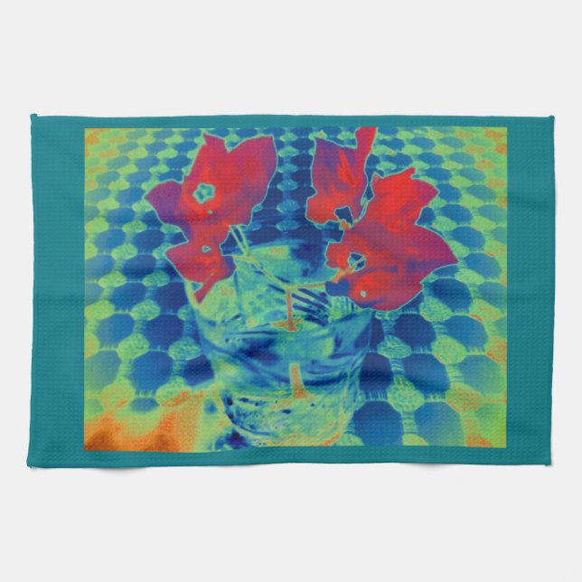 Paño De Cocina imagen de bougainville (Horizontal)