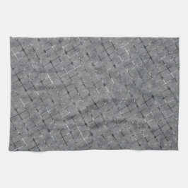 Paño De Cocina Imagen gris dividida en rectángulo, cable de brill