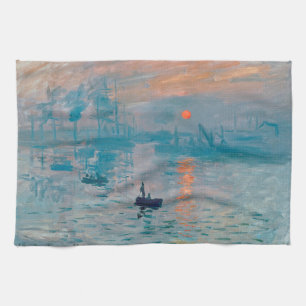 Paño De Cocina Impresión Amanecer Claude Monet
