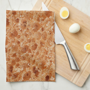 Paño De Cocina Impresión ascendente cercana del pan - regalo