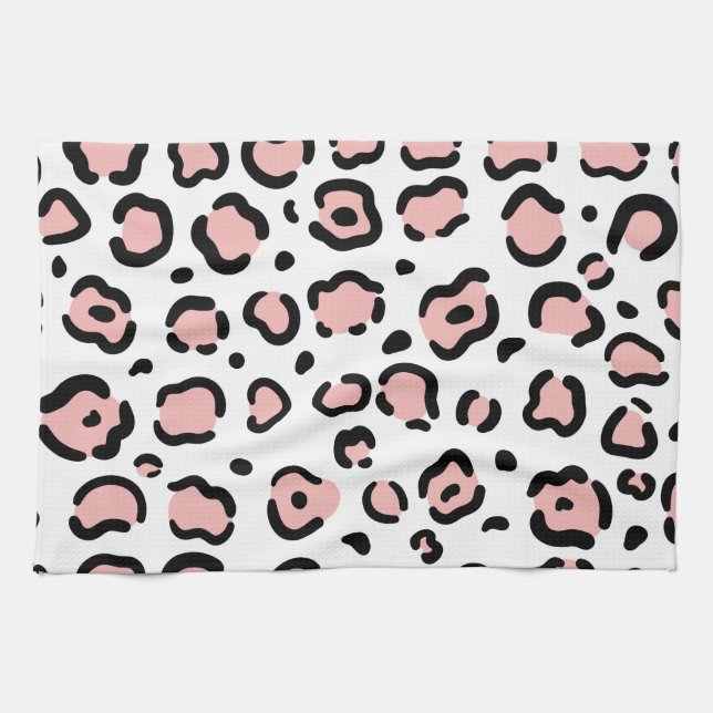 Paño De Cocina Impresión Cute Leopard (Horizontal)