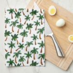 Paño De Cocina Impresión de árbol de palma<br><div class="desc">Diseño de la impresión de palmeras pintadas a mano por Shelby Allison.</div>