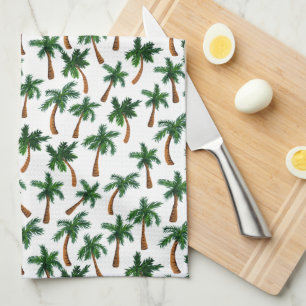 Paño De Cocina Impresión de árbol de palma
