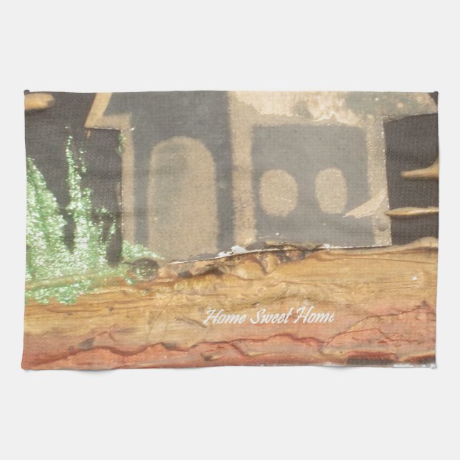 Paño De Cocina Impresión de arte casero dulce (Horizontal)