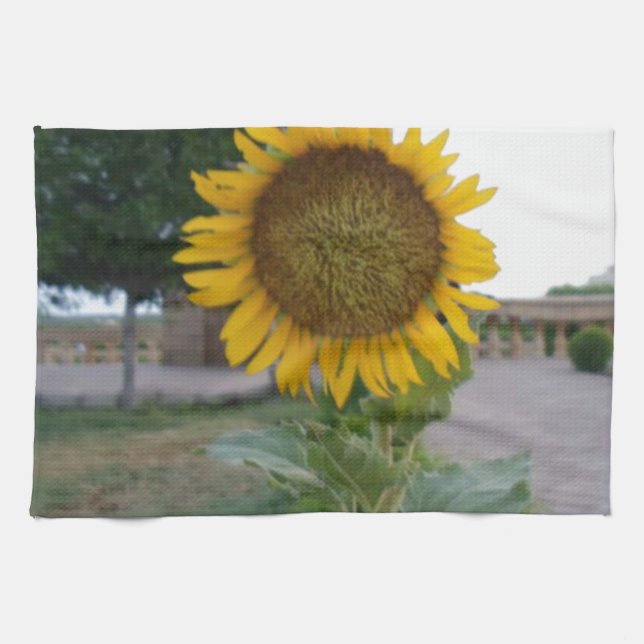 Paño De Cocina Impresión de arte de girasol (Horizontal)