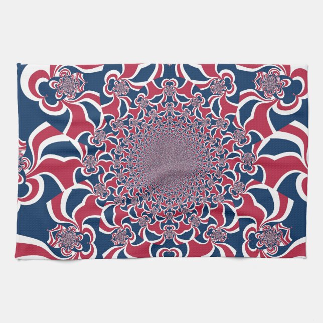 Paño De Cocina Impresión de arte en Kaleidoscope (Horizontal)