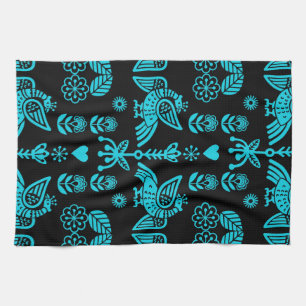 Paño De Cocina Impresión de arte folclórico Phoenix Bird