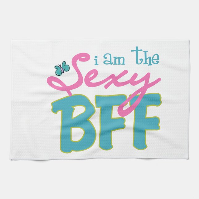 Paño De Cocina Impresión de BFF (Horizontal)