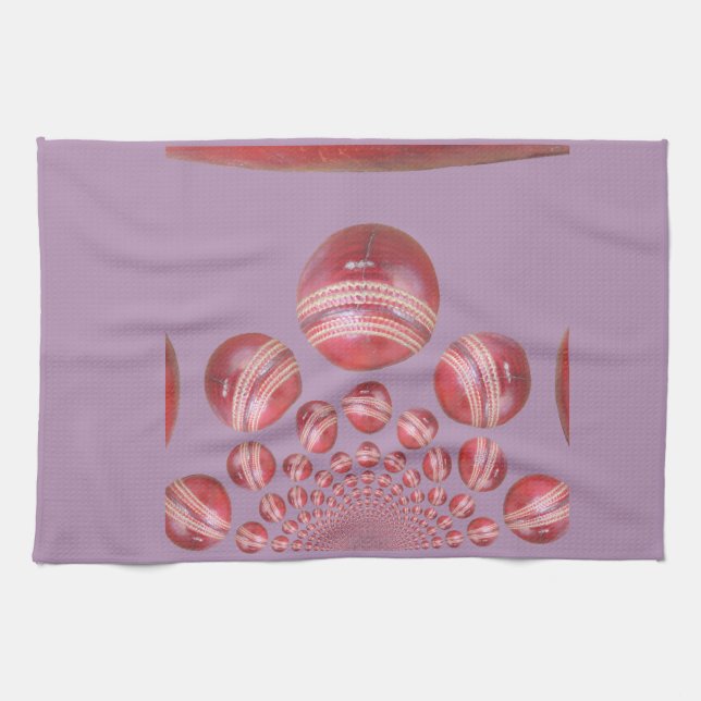 Paño De Cocina Impresión de bolas de cricket para aficionados al  (Horizontal)