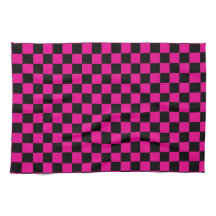 Impresión de cuadros rosa intenso y negro