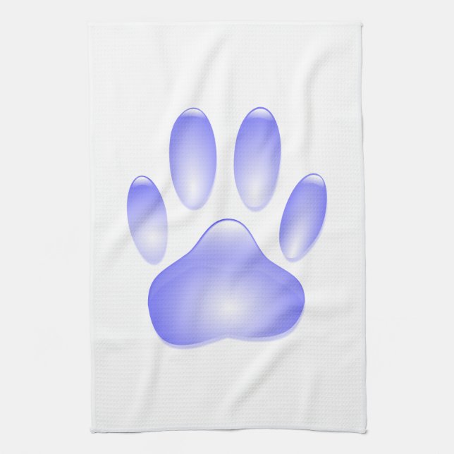 Paño De Cocina Impresión de hojas de perro de vidrio (Vertical)