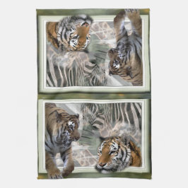 Paño De Cocina Impresión de la jungla primitiva