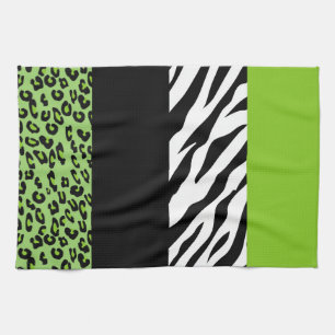 Paño De Cocina Impresión de leopardo, impresión de cebra, impresi